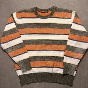 Item 329: Japanese Orange Striped Sweater